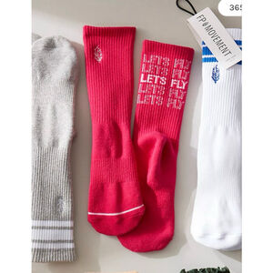 FP Movement by Free People Movement Tagline Tall Tube Socks Pink